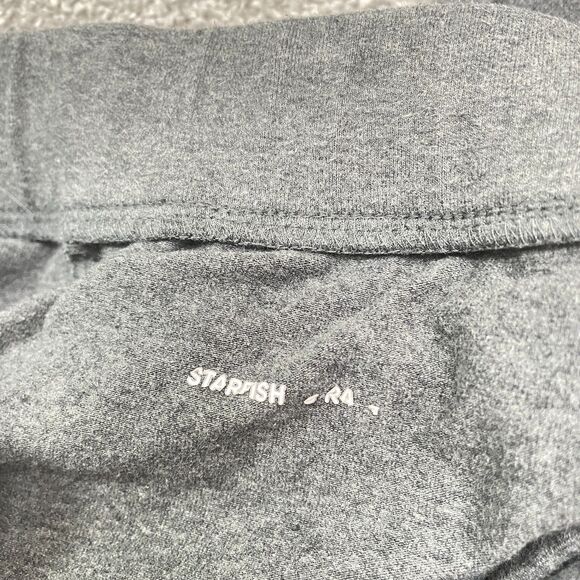 Lands' End Starfish Pull on Stretch Ankle Pants Womens Large Gray Straight 36x27 - Picture 4 of 15